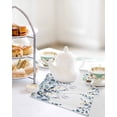 thumbnail image 4 of Navy Blue Eucalyptus Kitchen Dish Towels for Drying Dishes Set of 4, Watercolor Spring Weeping Botanical Waffle Weave Microfiber Hand Tea Bathroom Towels Quick Dry & Absorbent Towel 12x12, 4 of 7