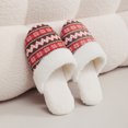 thumbnail image 3 of Womens Mens Slippers Fuzzy Lined Warm Cozy House Slipper Non Slip Memory Foam Winter House Shoes Indoor Outdoor Bedroom Lounge Shoe, 3 of 6