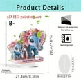 thumbnail image 3 of 100Fens Elephants Son Dependent Ornament Acrylic Ornament Holiday Decoration Home Crafts Decoration, 3 of 4