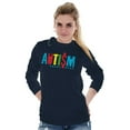 thumbnail image 4 of Autism Awareness Advocate Puzzle Long Sleeve TShirt Men Women Brisco Brands S, 4 of 6