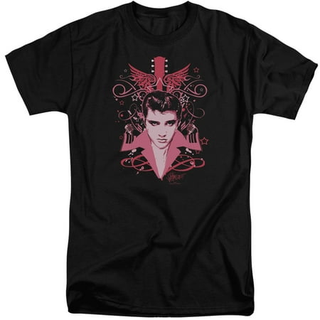 Elvis Presley Lets Face It S/S Adult Tall Black