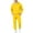 Yellow, variant on Spazoro Boys Sweatshirt Jogger Set with Kangaroo Pockets, Elastic Waist Long Sleeve Hooded Neck Regular Fit Solid Color Warm Fleece Lined Active Outfits for Kids Black Size 5-6