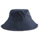 thumbnail image 1 of Hombres Mujeres al aire libre ala ancha pescador sombrero de cubo moda borla gorra flexible (azul marino), 1 of 8