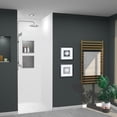 thumbnail image 3 of Transolid Swk363696 Saramar 36" W X 36" D X 96" H Three Panel Shower Wall Kit - White, 3 of 5