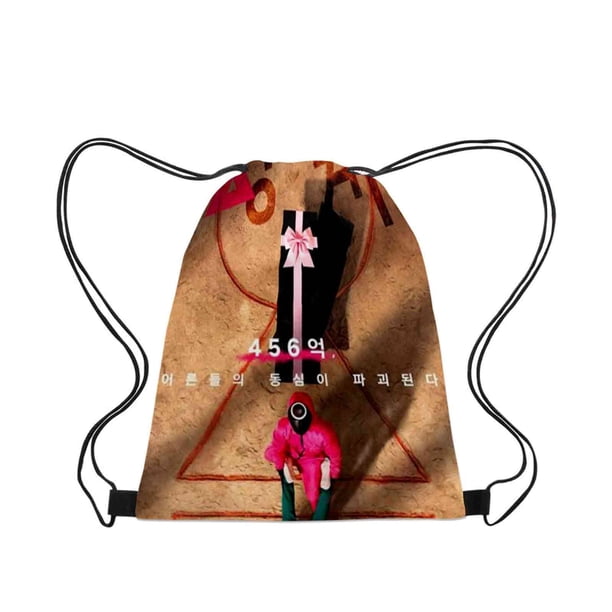 School supplies Backpack Oxford Cloth Schoolbag Children's Backpack Household Storage Bundle Mouth Bag