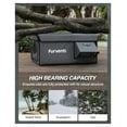 thumbnail image 3 of Heated Cat House Outdoor, Insulated Weatherproof Feral Cat Shelter, Escape Door, Waterproof Eaves, Mountable Camera Bracket, for Stray Barn Cats (Dark Grey, 16.9x12.7x13.6 inch), 3 of 6
