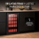 thumbnail image 2 of Nuur - Frigobar Enfriador de Bebidas 80 Litros (118 Latas) con Compresor, Control Digital de Temperatura de 0 a 20°C, Puerta de Cristal Templado, Luz LED Interior, 4 Repisas Ajustables - ENBE118, 2 of 7