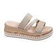 thumbnail image 2 of MKLEKYY Sandalias de Plástico para Mujer, Sandalias de Verano Con Punta Abierta, Hebilla, Cuña, Suela Gruesa, Una Tira, Estilo Bohemio y Brillante 867, 2 of 4