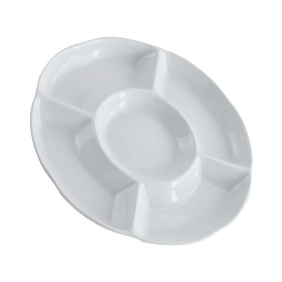 Plate Food Tray Dried Fruit Tray Dishes Plastic Snack Organizer Food Platter