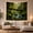 Mossy Forest Bridge, variant on Floral Garden Forest with Around Tiered Waterfall Flowing, Mystical Fantasy for Space Lovers, Galaxy Room Decor, Mother'S Day Gift, Tapestry Wall Hanging for Bedroom and Dorm