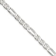 thumbnail image 1 of Sterling Silver 7.5mm Figaro Anchor Chain (Weight: 17.33 Grams, Length: 9 Inches), 1 of 1