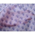 thumbnail image 4 of oneOone Silk Tabby Light Lavender Blue Fabric Leaves & Floral Block Sewing Material Print Fabric By The Yard 42 Inch Wide, 4 of 4