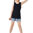 thumbnail image 6 of YunPes Girls Racerback Tank Tops Athletic Workout Sport Shirts for Running Gymnastics Dance Yoga Sleeveless Crewneck Basic Camisole, 6 of 9