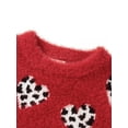 thumbnail image 6 of Mom and Daughter Matching Clothes Women Little Girls Heart Cardigan Sweater Mommy and Me Valentine's Day Cardigan, 6 of 8