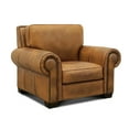 thumbnail image 2 of GTR Leather Valencia 100% Top Grain Hand Antiqued  Traditional Armchair, 2 of 4
