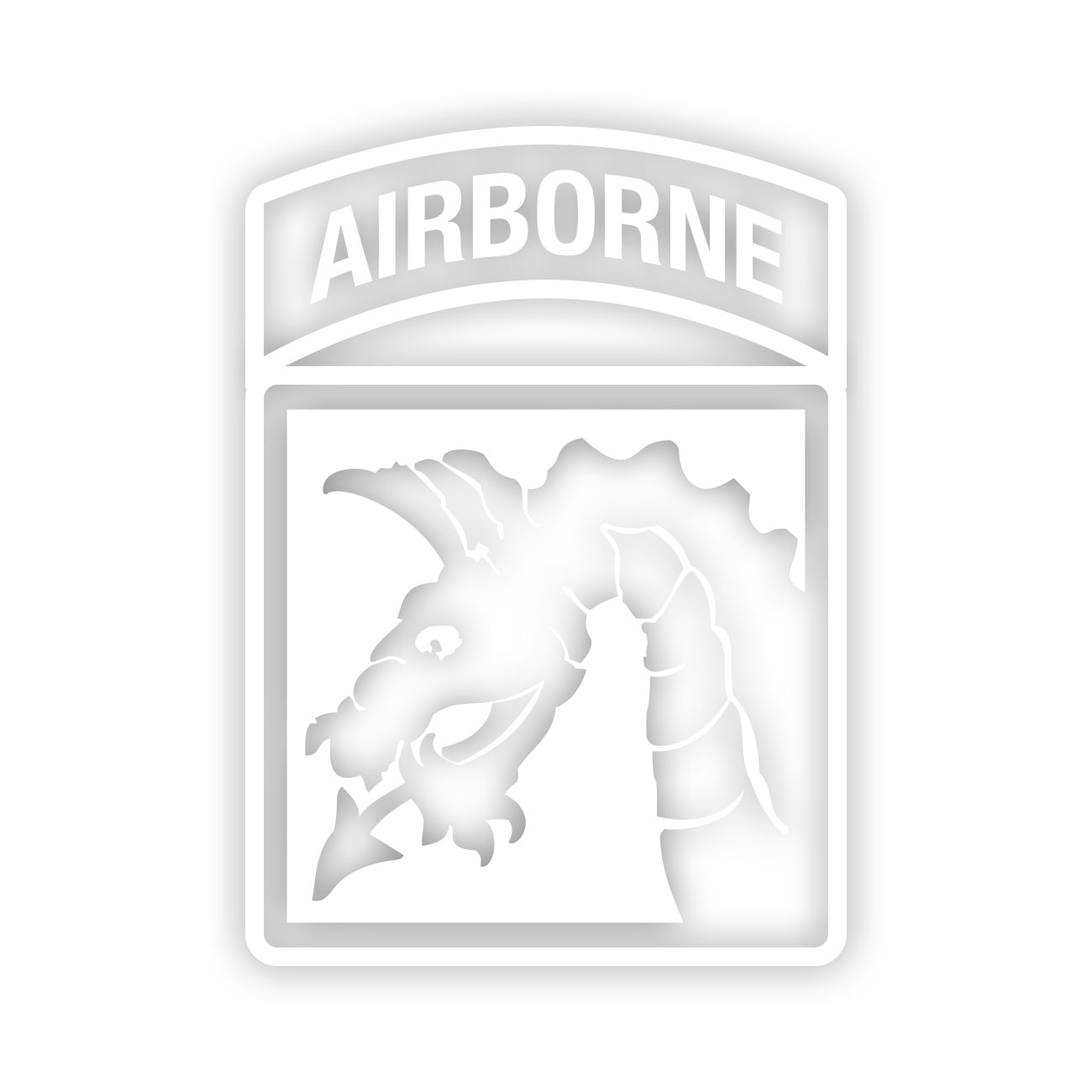 2-Pack US Army Special Operations Command (USASOC) Decals - 2.99x5", Vinyl Sticker, Made In USA