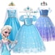 thumbnail image 2 of Disfraz de Elsa de Frozen de Disney para niña, vestido de fiesta de cumpleaños de lujo, disfraz de Halloween, Carnaval, 2 of 5