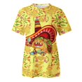 thumbnail image 4 of YDLCAFD Chemises de Maternité pour Femmes Mode Décontractée Imprimée Col Rond Manches Courtes Pull T-Shirt, 4 of 5