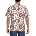 thumbnail image 3 of Bixox Men's Rabbit And Egg Printed Short Sleeve Skinny Athletic T-Shirt, 3 of 6