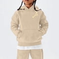 thumbnail image 5 of XXWXYD Girls Hooded Sweatshirt Long Sleeve Cute Halloween Graphic Print Oversized Pullover Fleece for Girls Toddler 2-13 Years Fall Autumn Back-to-School Comfortable Outfit, 5 of 5