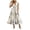 White, variant on Maxi Dresses for Women Summer Sleeveless Floral Pleated Dress Deep V Neck formal Wedding Guest Dresses for Women Fitted At The Waist Flowy Vacation Outfits White S