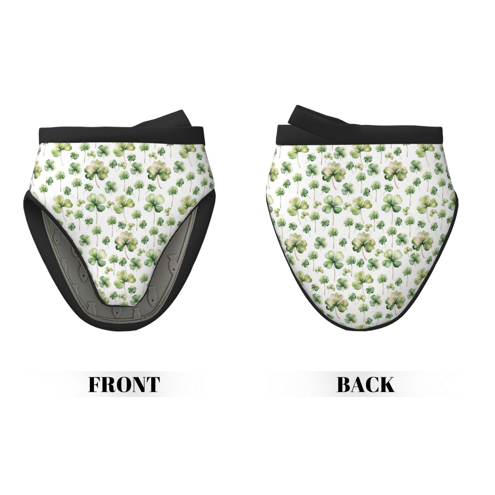 Vsdgher St Patrick's Day3 Non-Slip Mini Oven Mitt Set, Short Oven Mitts for Baking Grilling Barbecue Microwave, 5.9"x5.9"in