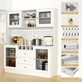 VOWNER Pantry Kitchen Storage Freestanding Buffet