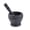 A45 Black 6.7x3.5x3.5Inch, variant on Leojiow Stone Texture Mortar And Pestle Set, Non- Manual Grinder Bowl For Crushing Garlic, Herbs & Spices, Easy To Clean & Dishwasher Safe, Kitchen Manual Grinder Bowl And Pestle Kit 17X9X9Cm