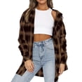 thumbnail image 1 of Blusas De Moda, Camisas A Cuadros Para Mujer, Cómodas, Transpirables Para Mujer, Para Ir De Compras Al Club ANGGREK Otros, 1 of 6