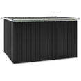 thumbnail image 2 of Charmma Garden Storage Box Anthracite 67.3"x39"x36.6", 2 of 8