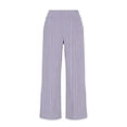 thumbnail image 4 of StSilkitty Striped Casual Capris for Womens High Waist Elastic Wide Leg Capri Pants Beach Vacation Cropped Trousers with Pockets, 4 of 5