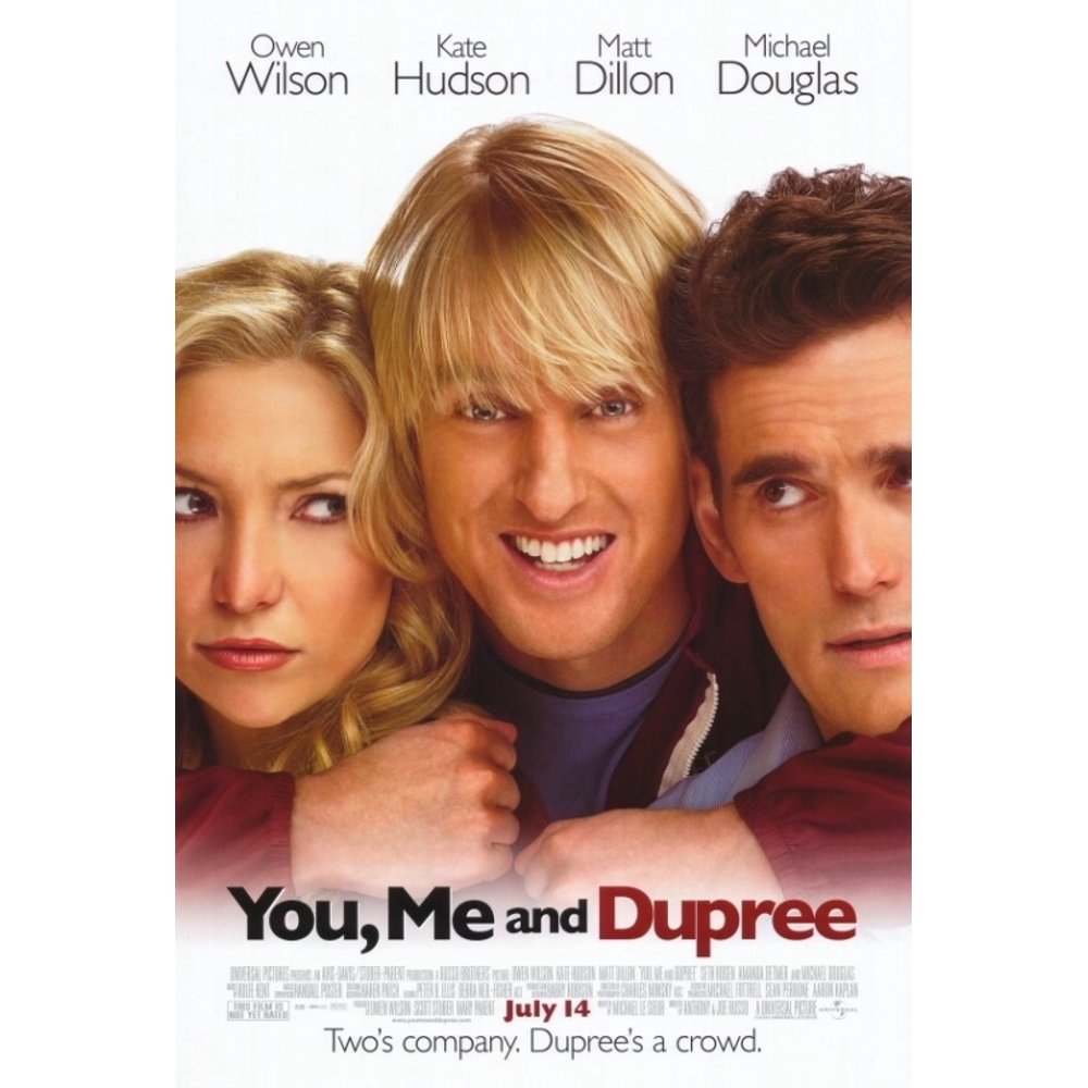 You, Me and Dupree Movie Poster (11 x 17)