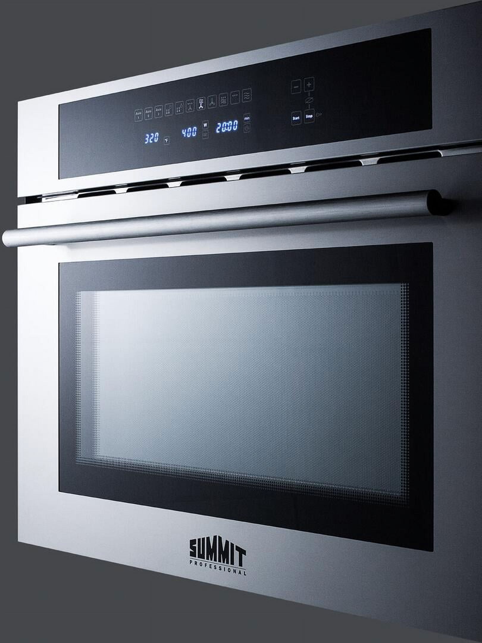 CMV24 24 Built-In Microwave Oven Combo with 1.34 cu. ft. Capacity  Convection  Touch Panel  Safety Lock  Broiler  Hot Air Function and Double Pane Glass: Stainless Steel"