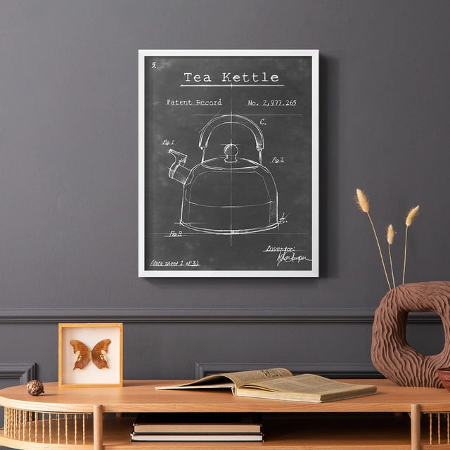 Morning Routine V Framed Print in White Solid Wood Framed Print No Nail Hanging