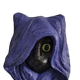 thumbnail image 2 of de gato con sombrero misterioso, estatua, escultura de Animal, adorn porche de Púrpura Zulema Escultura de gato con sombrero de resina, 2 of 7