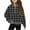 Gray, variant on Lenpel Girls' Half Zip Sweatshirts Fashion Long Sleeve Plaid Pullover Crop Tops with Pocket Fall Winter Clothes