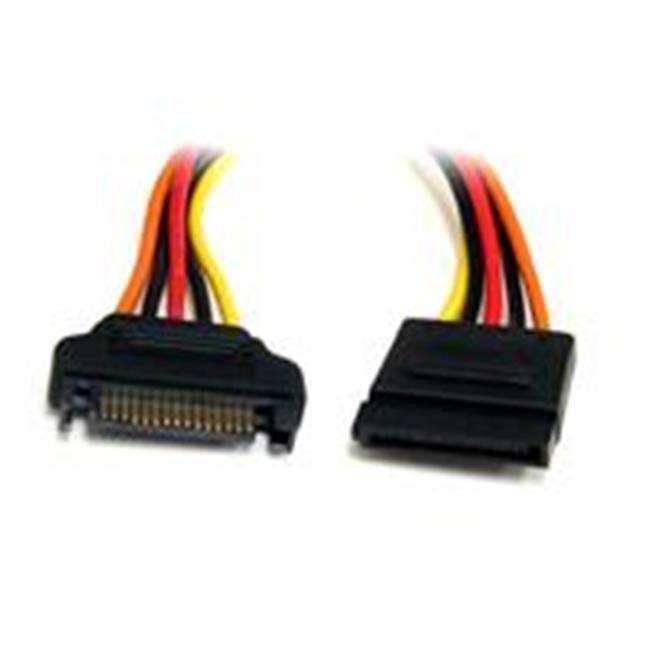Extension Cable Single Sleeved Pins Sata 15Pin Male To Female Power Extension 