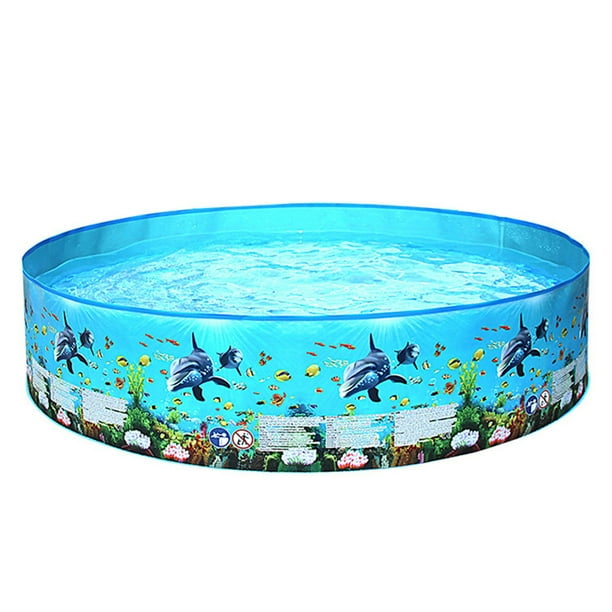 Lacyie Inflatable Pool|Inflatable Swimming Pool Thickened Safe Baby Paddling Pool Toy with