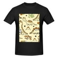 thumbnail image 4 of Bingfone Cartoon Dinosaurs Men'S Loose Fit Short-Sleeve Pocket T-Shirt, 4 of 7
