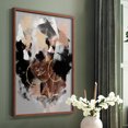 thumbnail image 5 of Afro Pop Framed Print in Brown Solid Wood Framed Print No Nail Hanging, 5 of 6