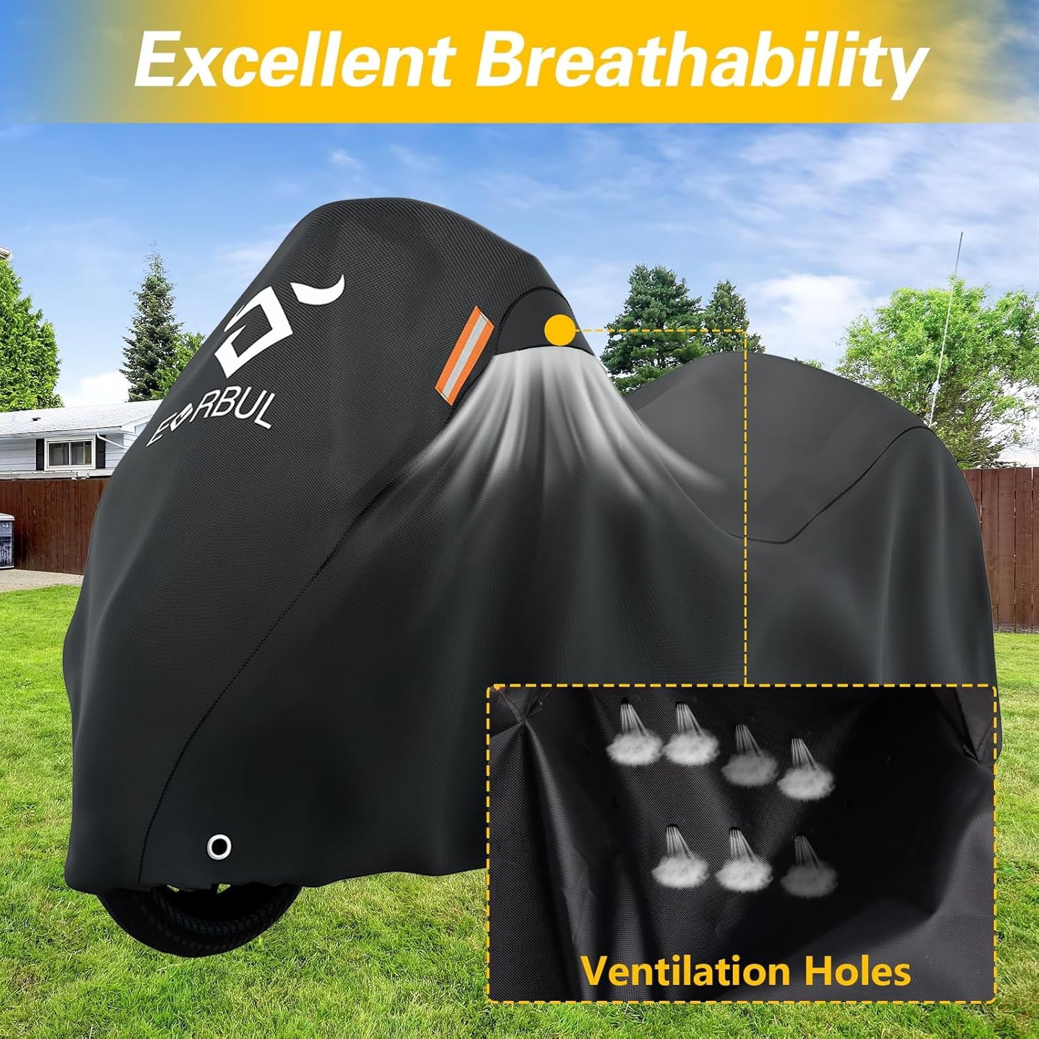 Motorcycle Cover for Trike Models Freewheeler Tri Glide Ultra and CVO Vers 420D