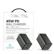 Quikcell 45W PD Wall Charger Black