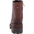 thumbnail image 3 of Sam Edelman Women's Garret Dark Brown Leather Platform Combat Boots 10M, 3 of 6