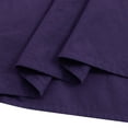 thumbnail image 4 of Plus Size Skirts Ladies High Waist Cotton Linen Solid Pleated Loose Swing Half Length Skirt Womens Skirt Purple M, 4 of 4