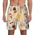 thumbnail image 2 of Goofa Summer Travel Printed Men's Swim Trunks Board Shorts Quick Dry Mens Swimming Trunks with Compression Liner,Breathable Fit Hawaii Beach Shorts-X-Large, 2 of 9