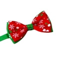 thumbnail image 3 of Methold Regalo navideño para mascotas, pajaritas para el cuello del perro y gato, decoración para el cuello de Navidad para el cuidado del Aseo de mascotas copo de nieve, 3 of 6