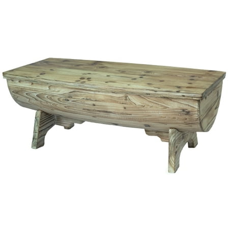 Vintage Wooden Wine Barrel Coffee Table With Interior Storage Vintage Wooden Wine Barrel Coffee Table With Interior Storage