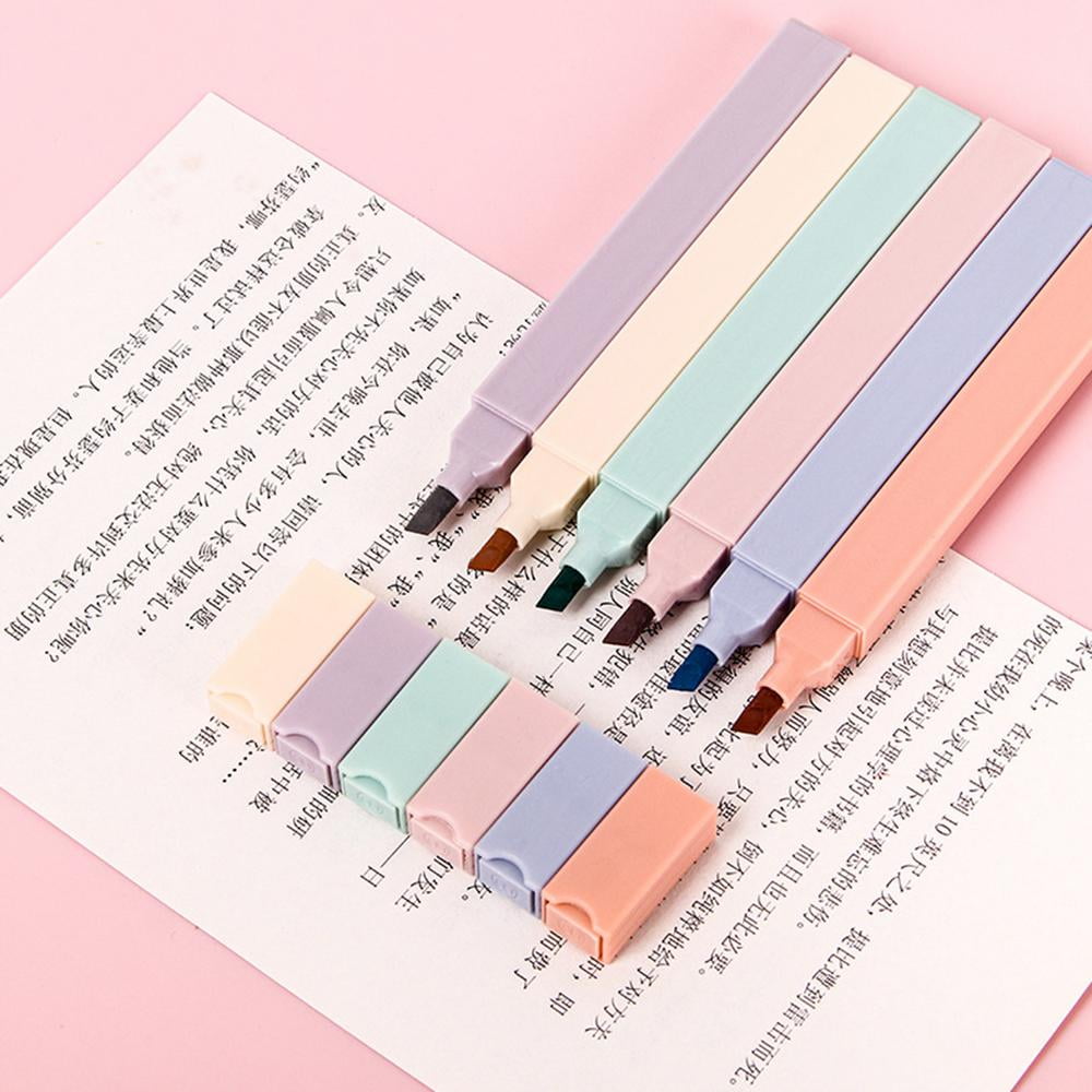 Buy Fovolat Aesthetic Highlighter Highlighter Color Pens 6Pcs Aesthetic