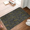 thumbnail image 4 of Gukieu Retro Excavator Print Dust-proof Floor Mats, Water-absorbent and Non-slip Flannel Door Mats 16x24in, Home Decoration Suitable for Kitchen, Bathroom, Garage, 4 of 7