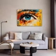 thumbnail image 5 of Colorful Eye Abstract Picture Of The Eye Painting Canvas Poster Bedroom Decor Sports Landscape Office Room Decor Gift,Frame-style,08x12inch(20x30cm), 5 of 8